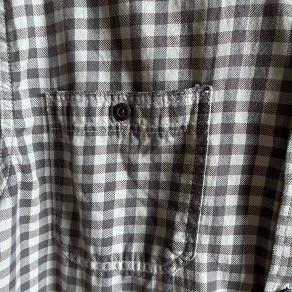 Plaid Harley Davidson Button Up Shirt, Taupe, Size XL - Picture 6 of 10